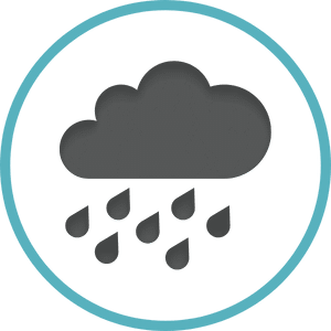 Rain resistance icon