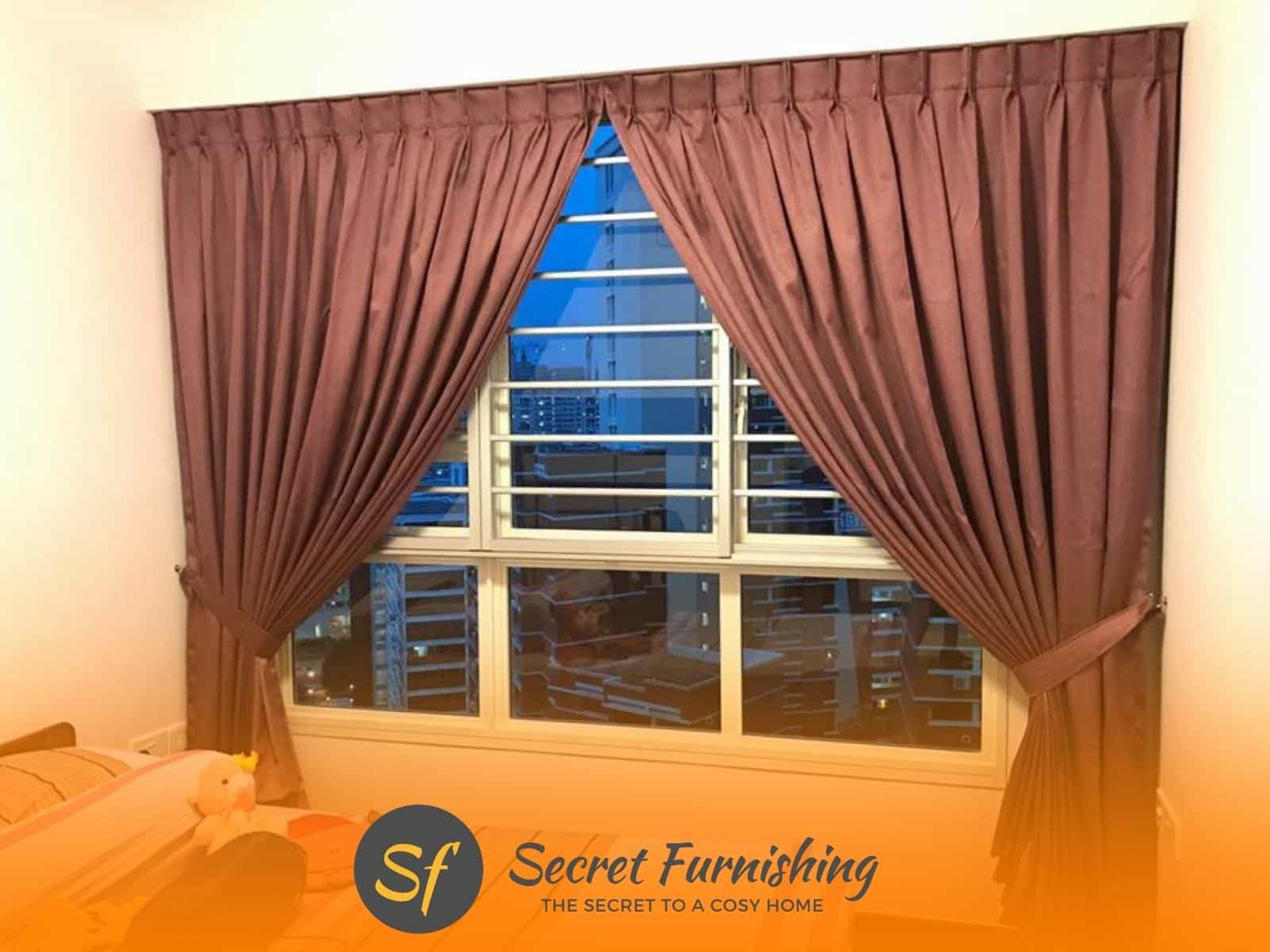 Secret Furnishing's curtains maintenance service in Singapore