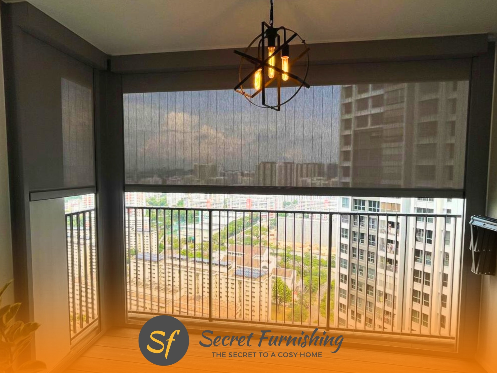 Singapore outdoor blinds with zippers